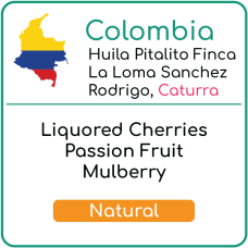 Colombia Huila Pitalito Finca La Loma Sanchez Rodrigo, Caturra