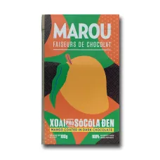 Marou Faiseurs de Chocolat Dried Mango coated in Dark chocolate (100g)