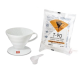 (Promotion Set) Hario Dripper (White) + Filter Paper